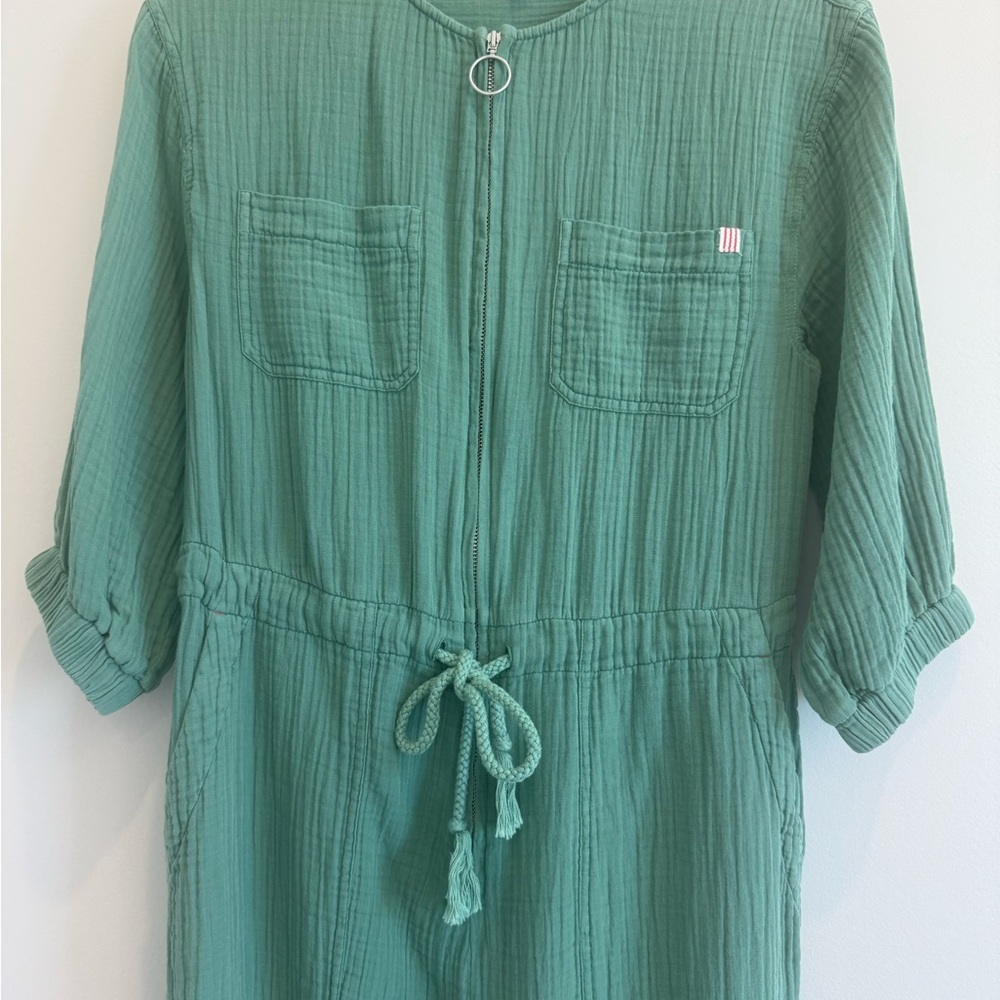 Sundry Cotton Jumpsuit with Drawstring Waist - Picture 4 of 6